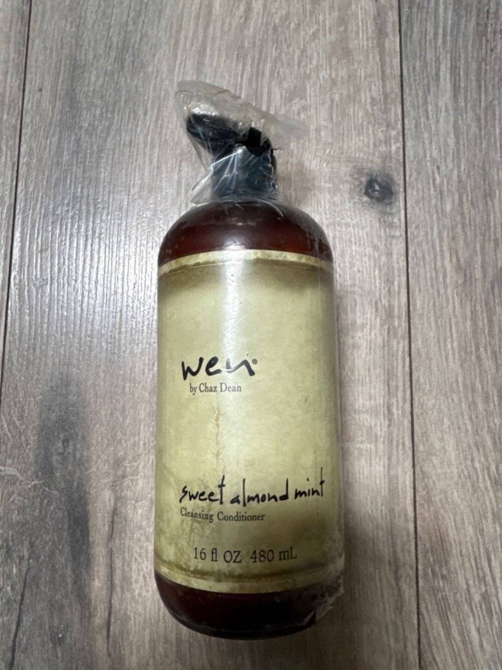 Wen Sweet Almond Mint Cleansing Conditioner 16oz 480ml Pre-Owned Plastic Wrap Da